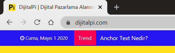Son en üstteki "Pi"simgesi Dijitalpi.com un Faviconudur |DijitalPi