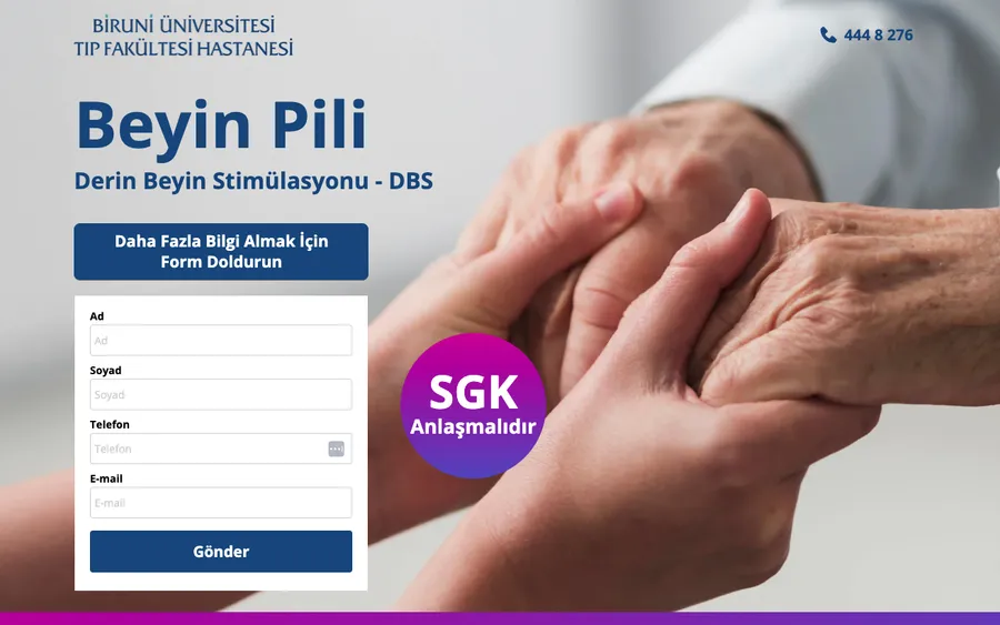 Beyin pili açılış sayfası