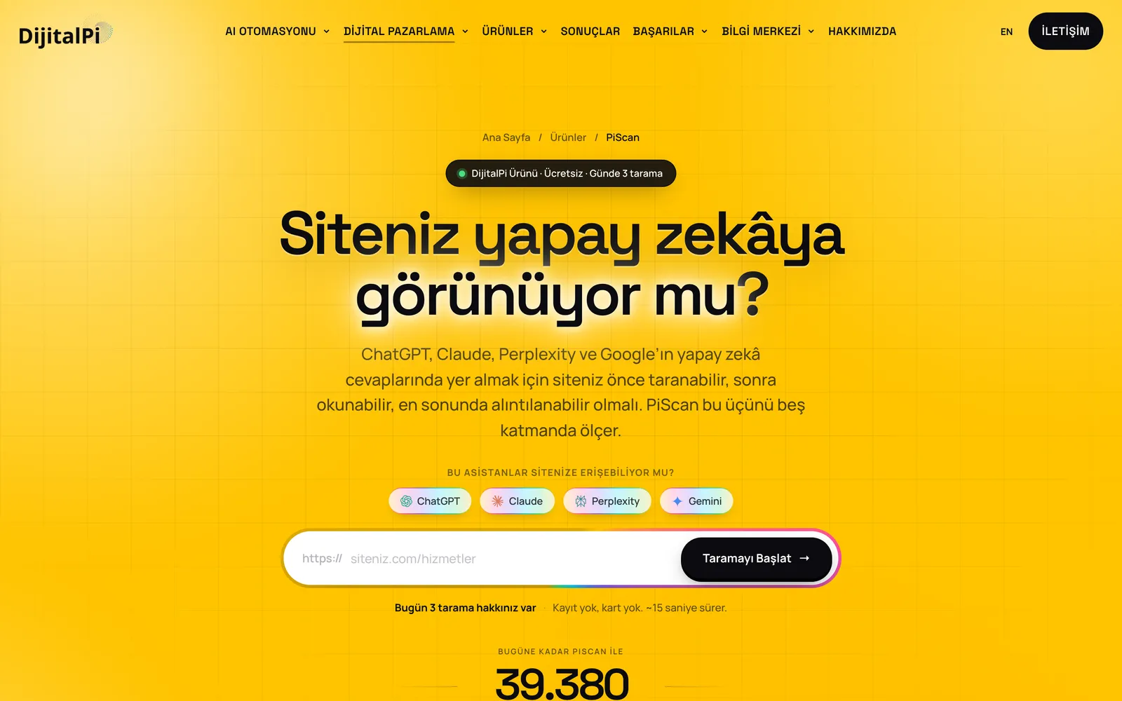 PiScan ekranı