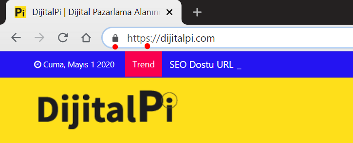 SLL Kurulumu Yapılmış Olan Site | DijitalPi